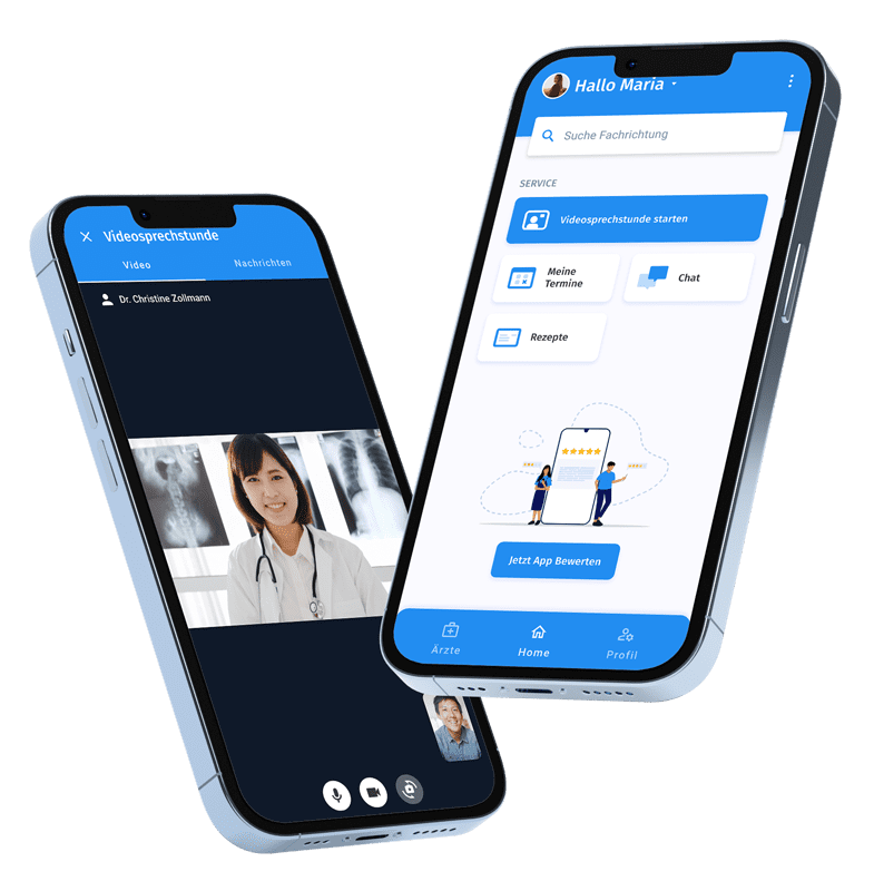 Vorschau der Arzt-Direkt App
